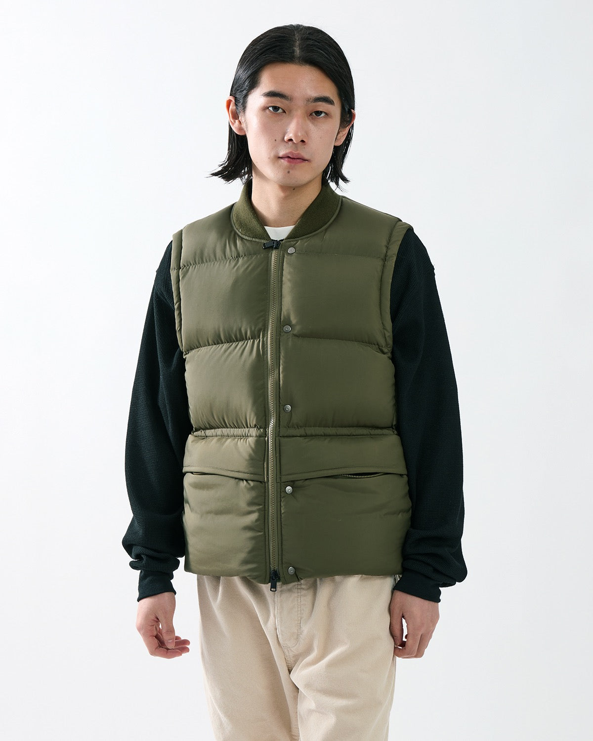 HIKER DOWN VEST 800FP POLY TAFFETA WITH WINDSTOPPER®