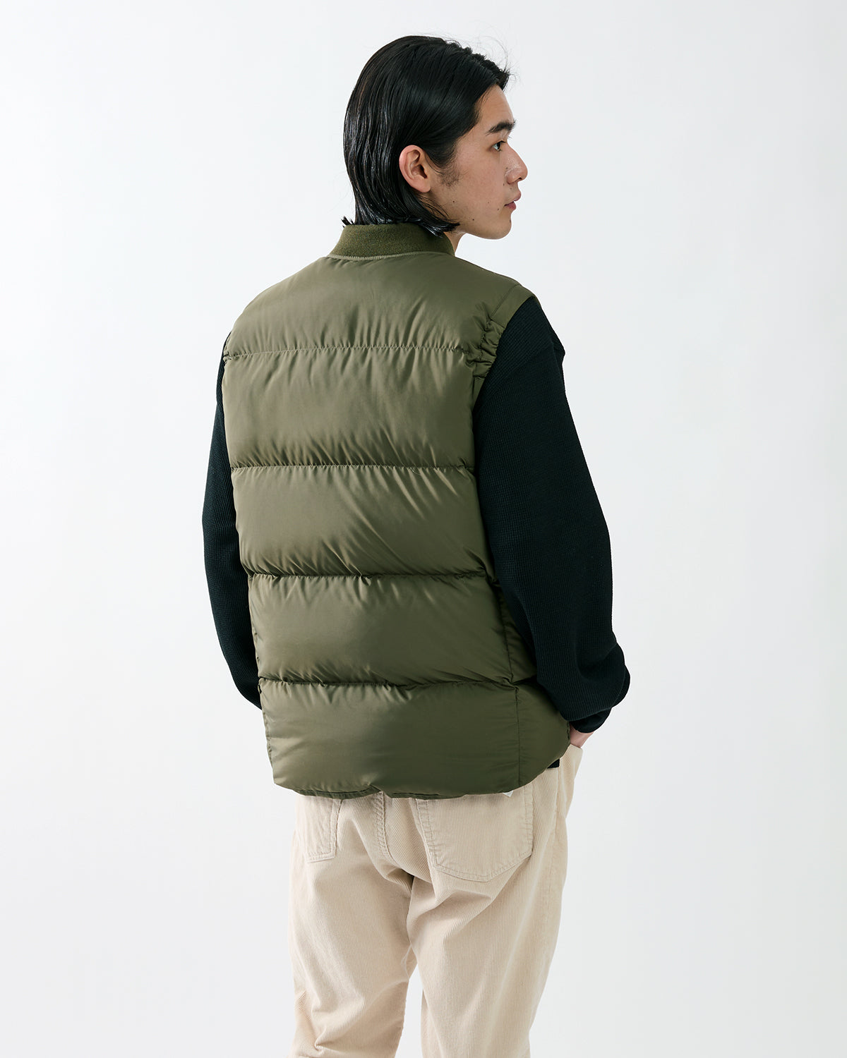 HIKER DOWN VEST 800FP POLY TAFFETA WITH WINDSTOPPER®