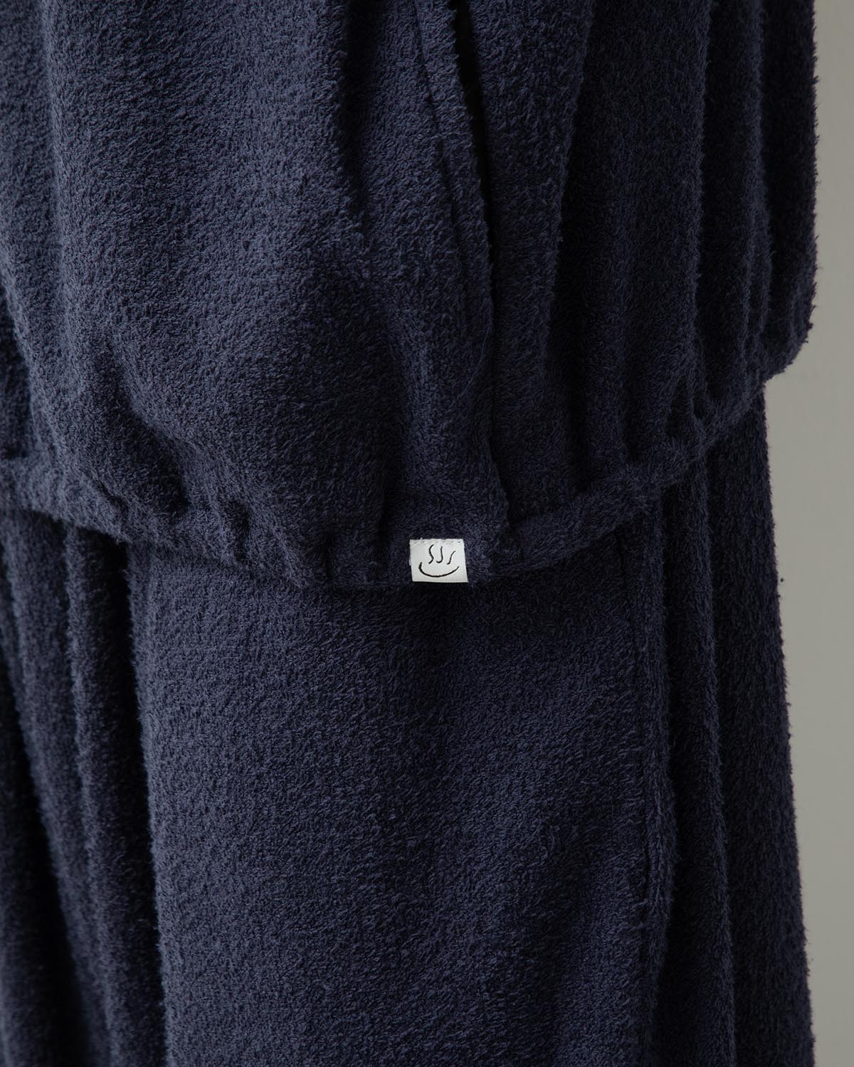 "TOWEL CLOTH ZIP JACKET"