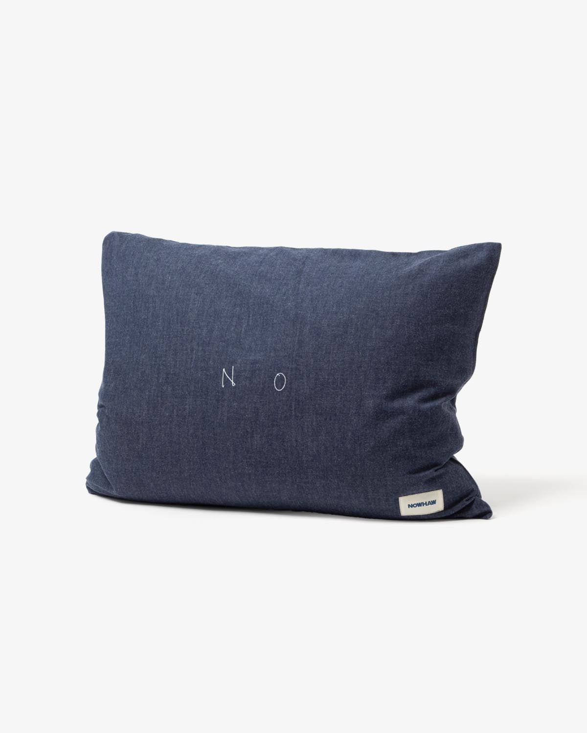 “YES NO” PILLOW - デニム