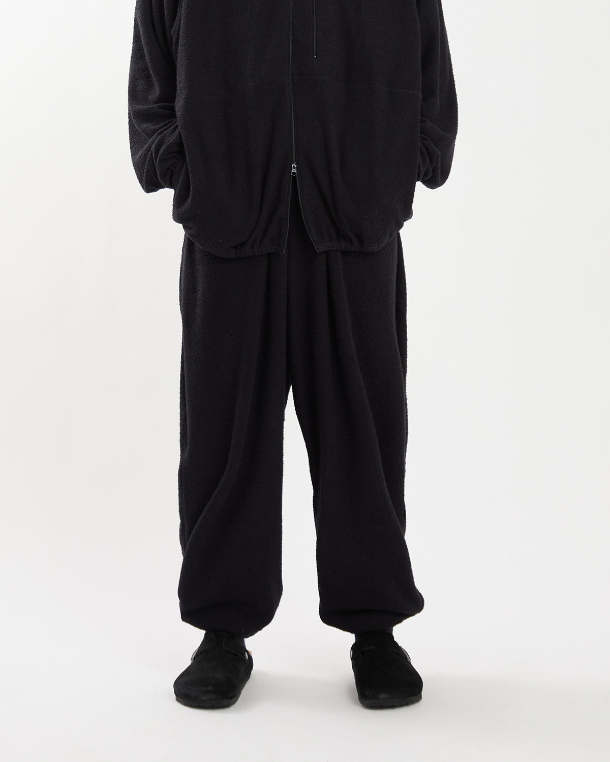 Twilight TOWEL CLOTH WIDE EASY PANTS - 両面パイルタオルクロス