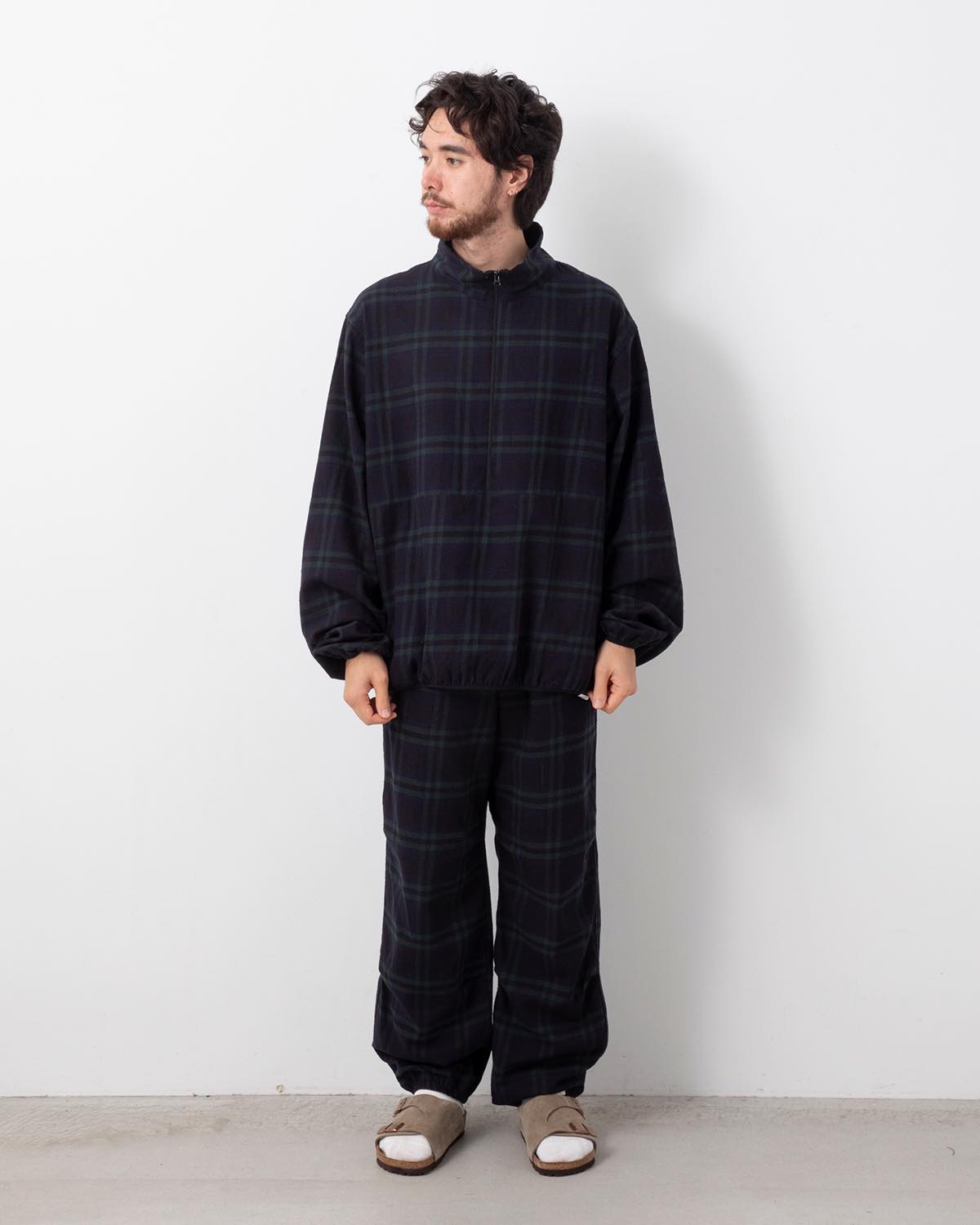 “BOUNCE” PAJAMA – COTTON SILK NEP CHECK