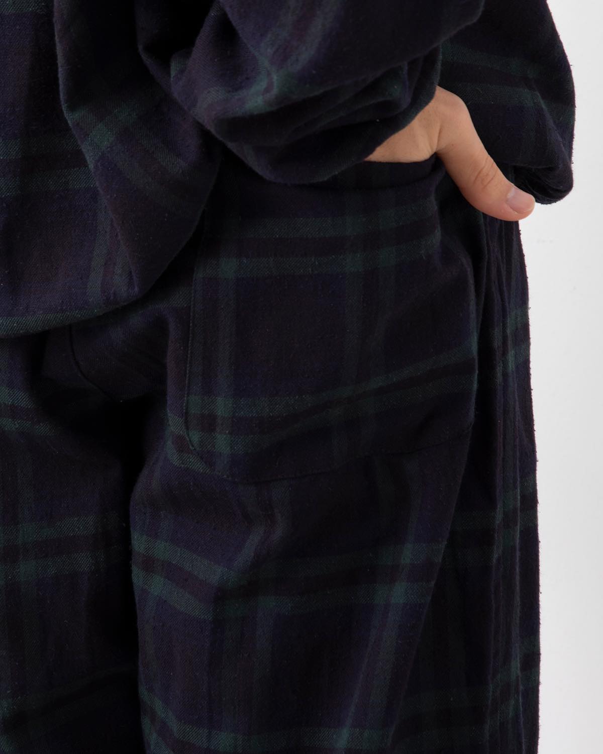 “BOUNCE” PAJAMA – COTTON SILK NEP CHECK