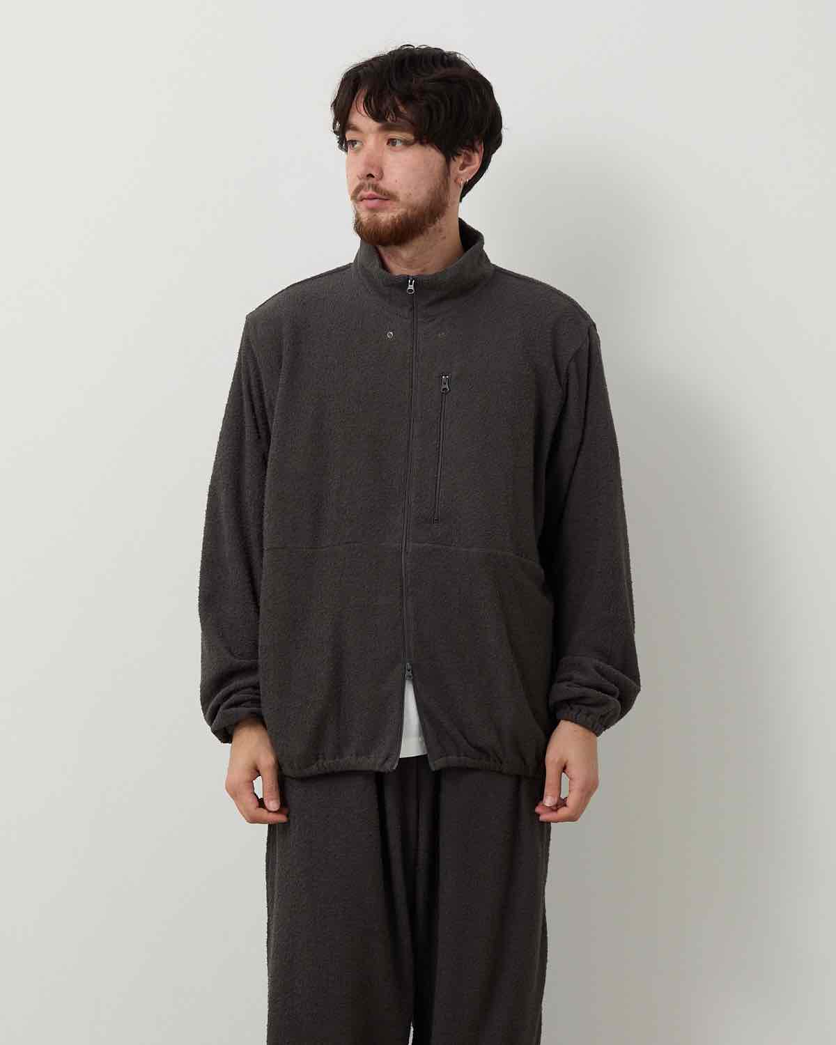 SAUNAS ”サ” TOWEL CLOTH ZIP JACKET - 両面パイルタオルクロス