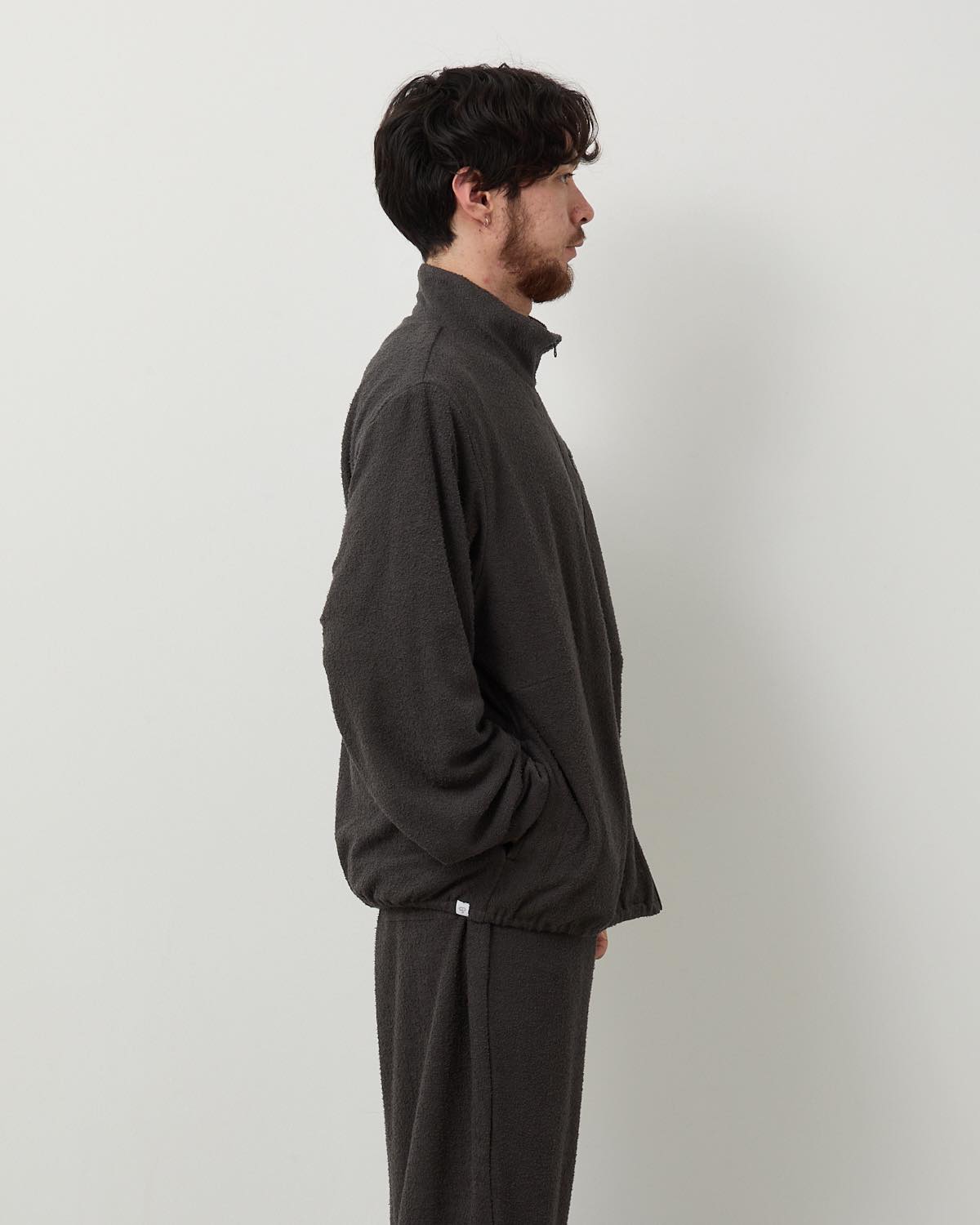 SAUNAS ”サ” TOWEL CLOTH ZIP JACKET - 両面パイルタオルクロス