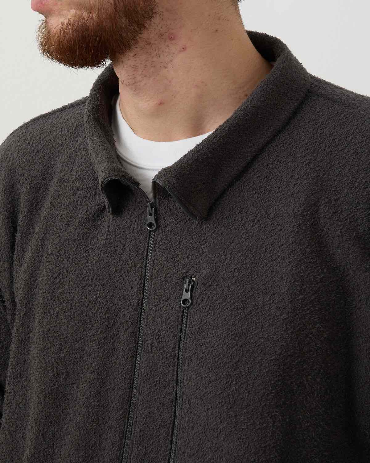 SAUNAS ”サ” TOWEL CLOTH ZIP JACKET - 両面パイルタオルクロス