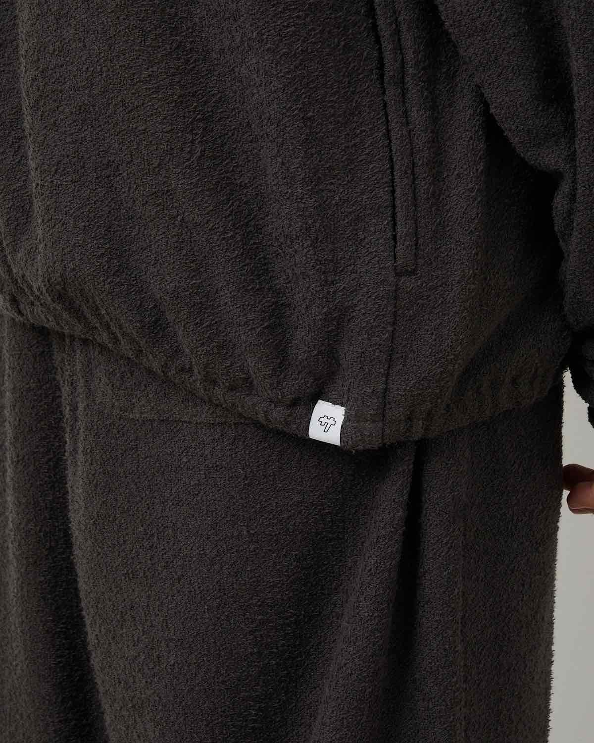 SAUNAS ”サ” TOWEL CLOTH ZIP JACKET - 両面パイルタオルクロス