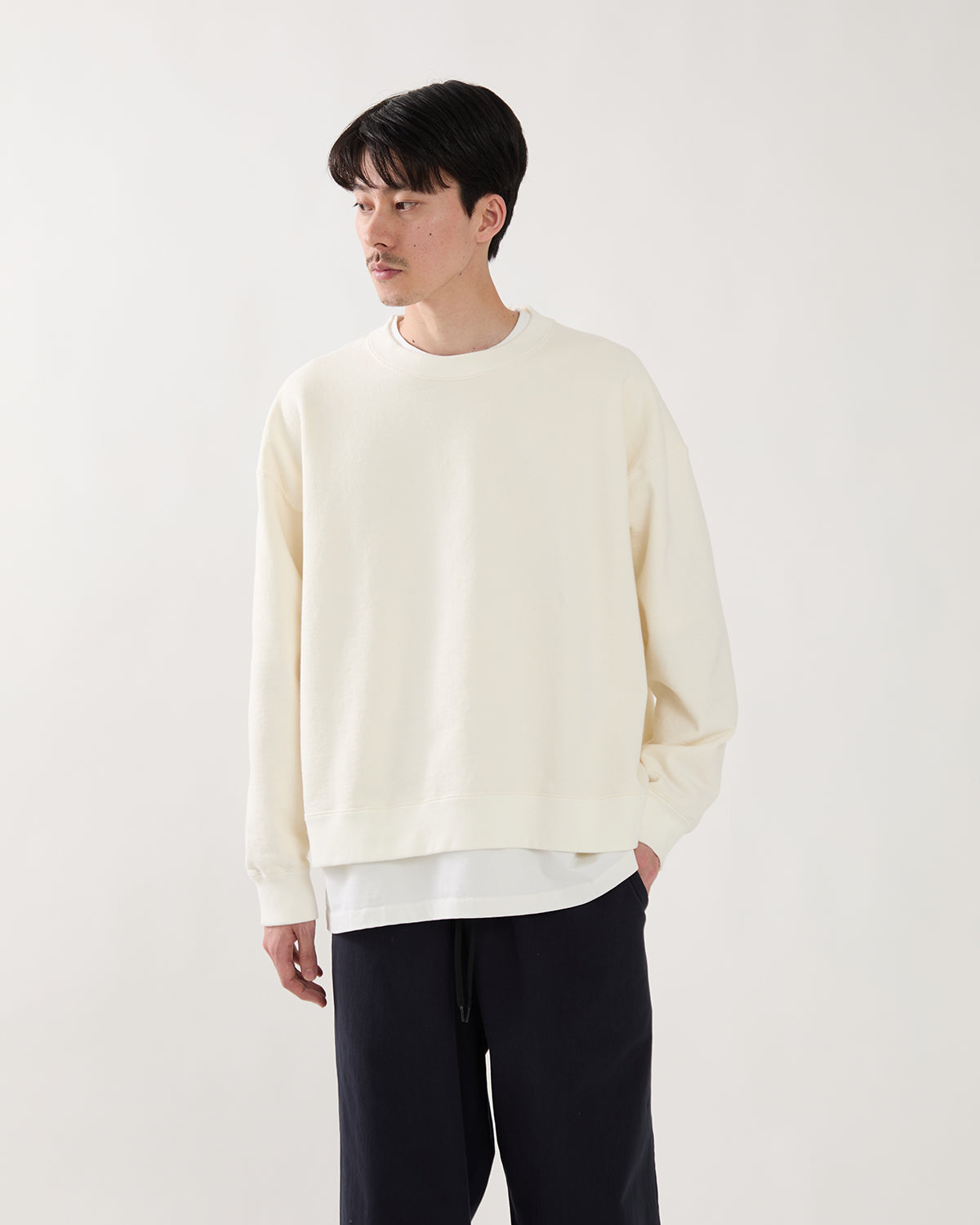 COTTON SWEAT CREW NECK