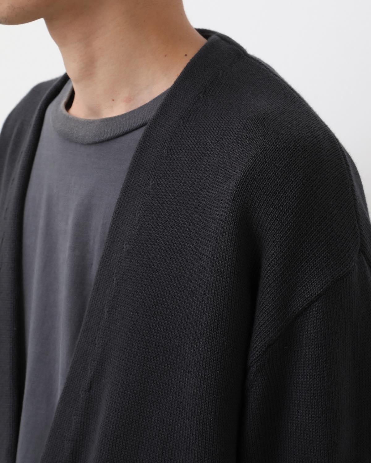 COTTON KNIT CARDIGAN