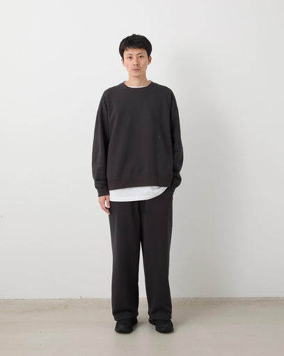 COTTON SWEAT WIDE PANTS