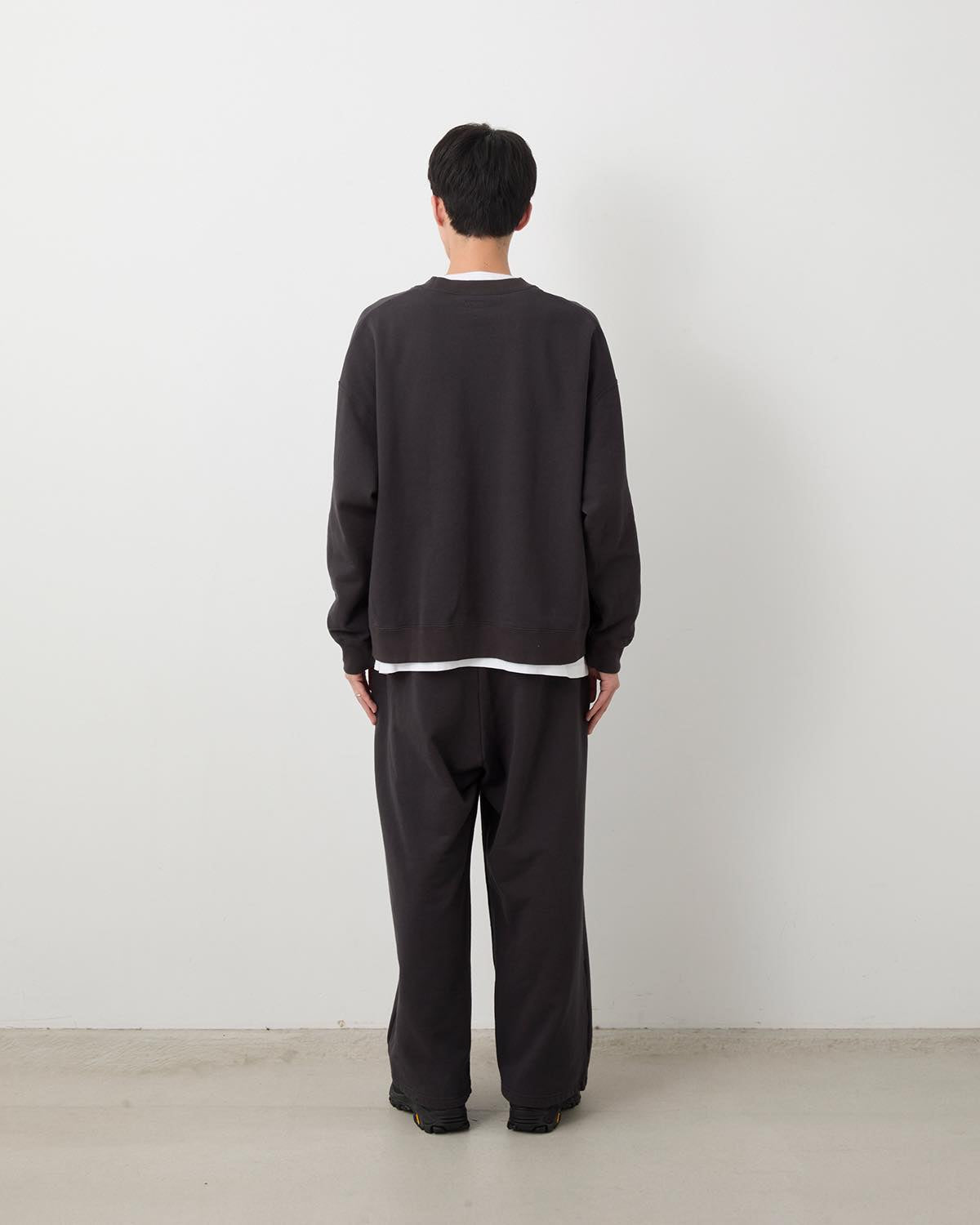 COTTON SWEAT WIDE PANTS