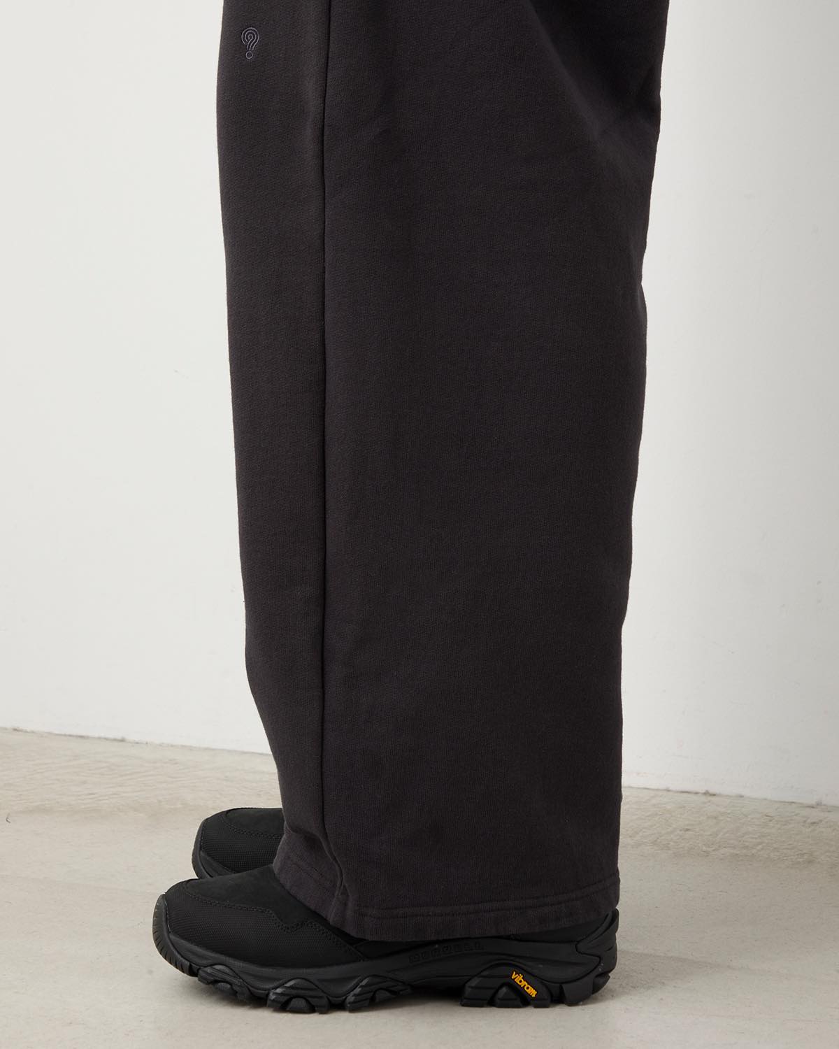 COTTON SWEAT WIDE PANTS