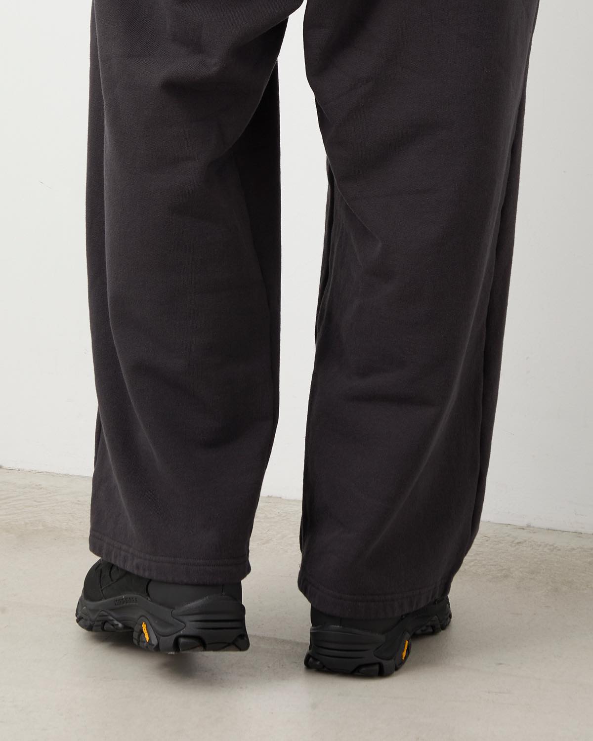 COTTON SWEAT WIDE PANTS