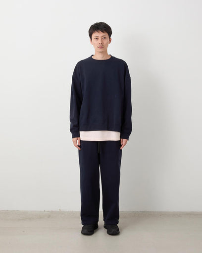 COTTON SWEAT WIDE PANTS