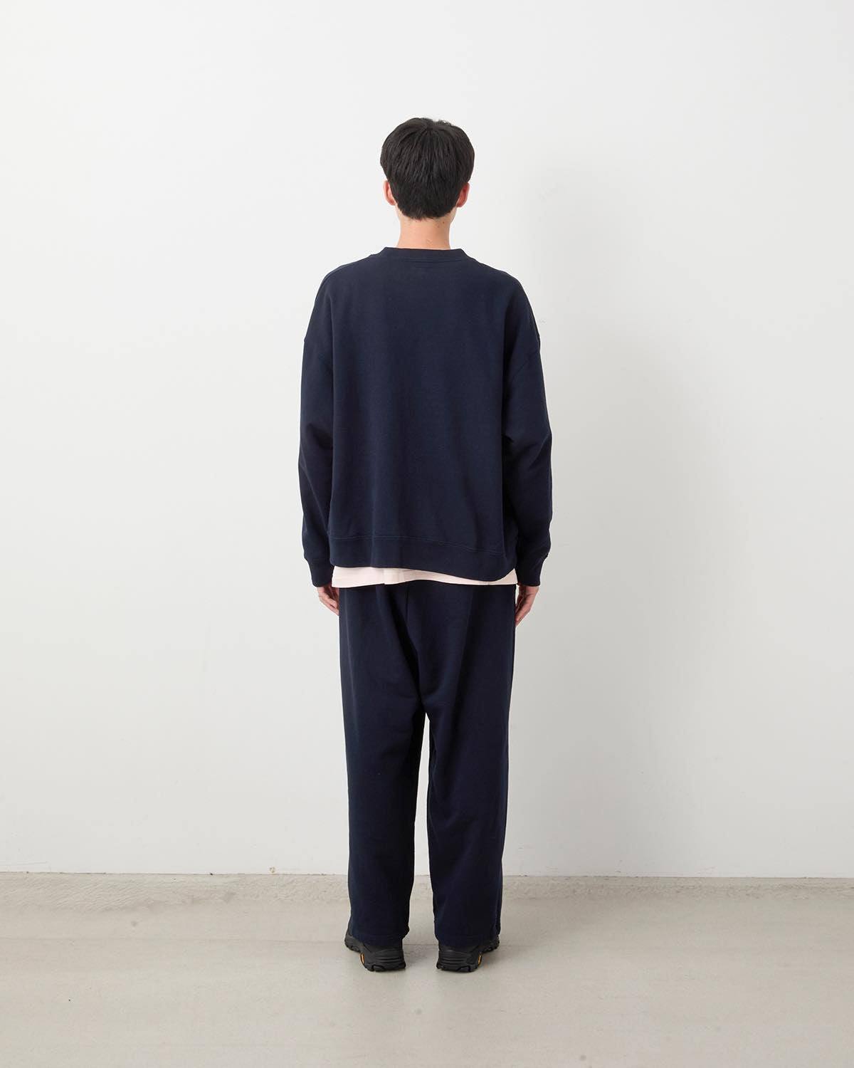 COTTON SWEAT WIDE PANTS
