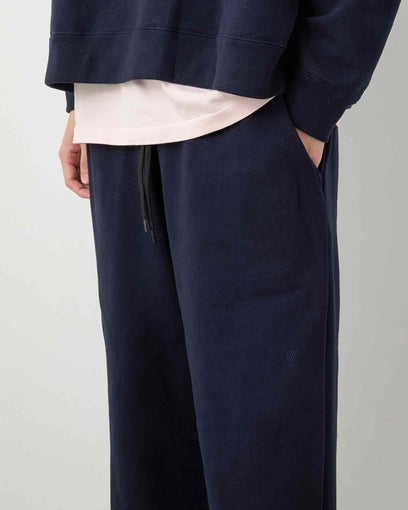 COTTON SWEAT WIDE PANTS