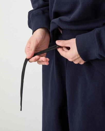 COTTON SWEAT WIDE PANTS