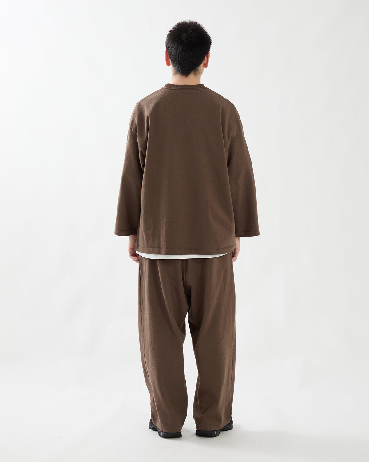 DRY COTTON WIDE PANTS