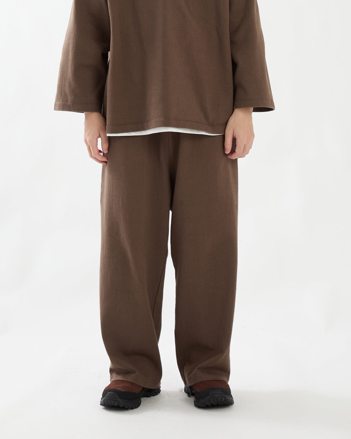 DRY COTTON WIDE PANTS