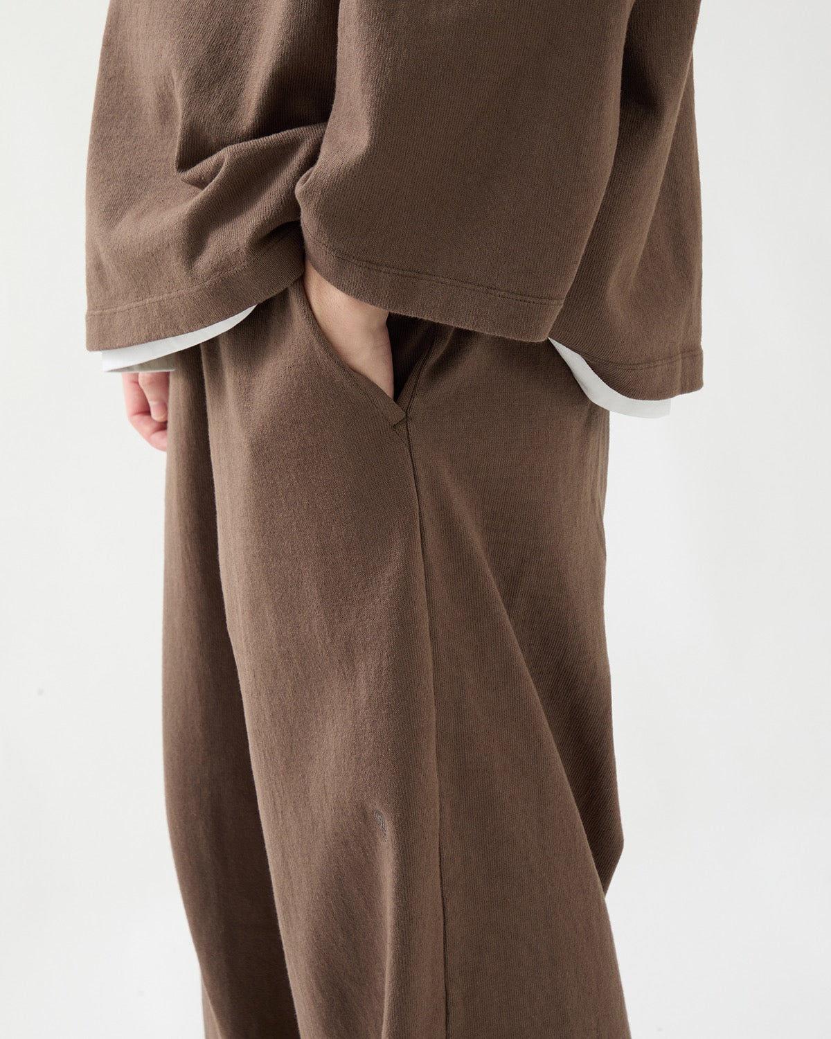 DRY COTTON WIDE PANTS
