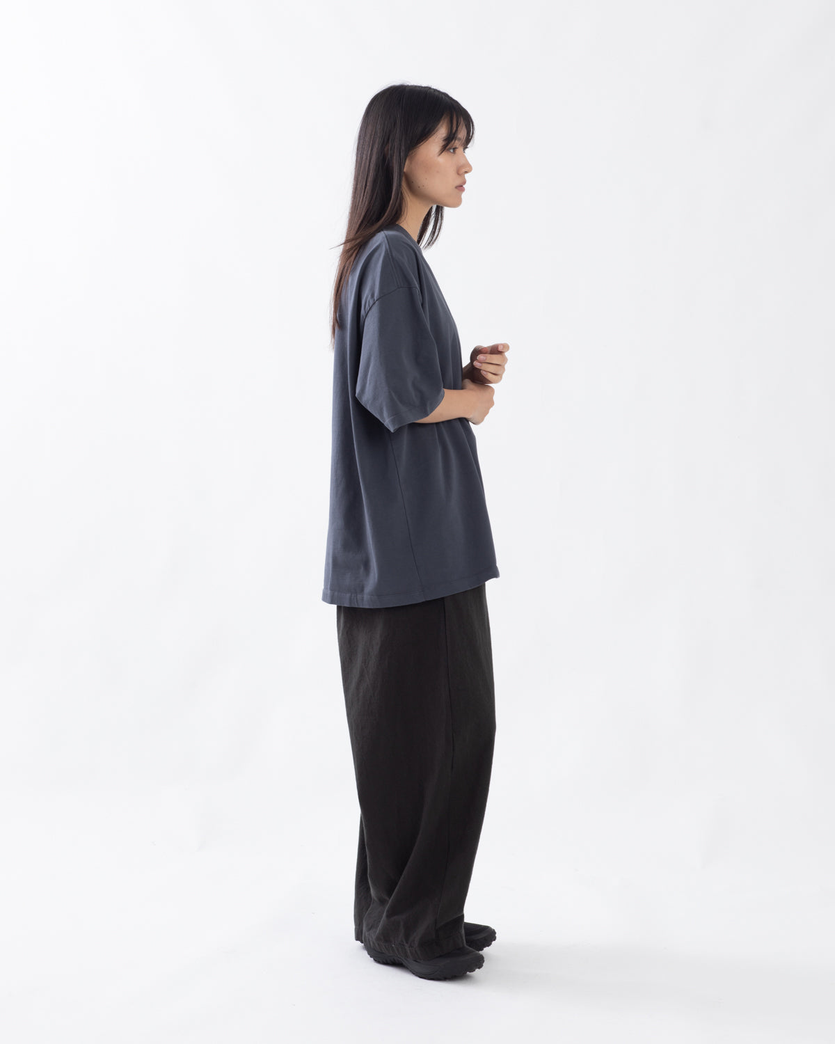 COTTON LINEN WIDE PANTS