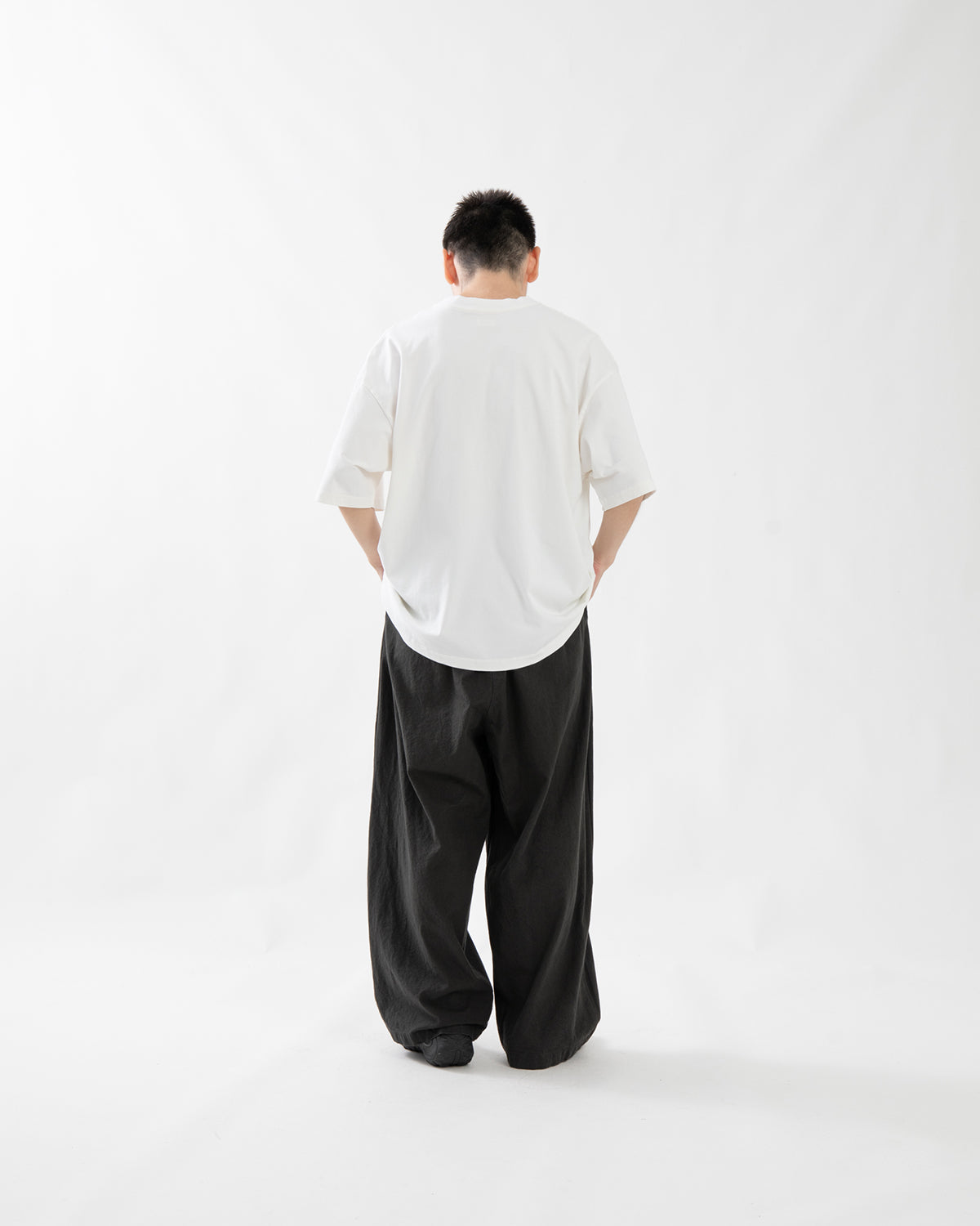 COTTON LINEN WIDE PANTS