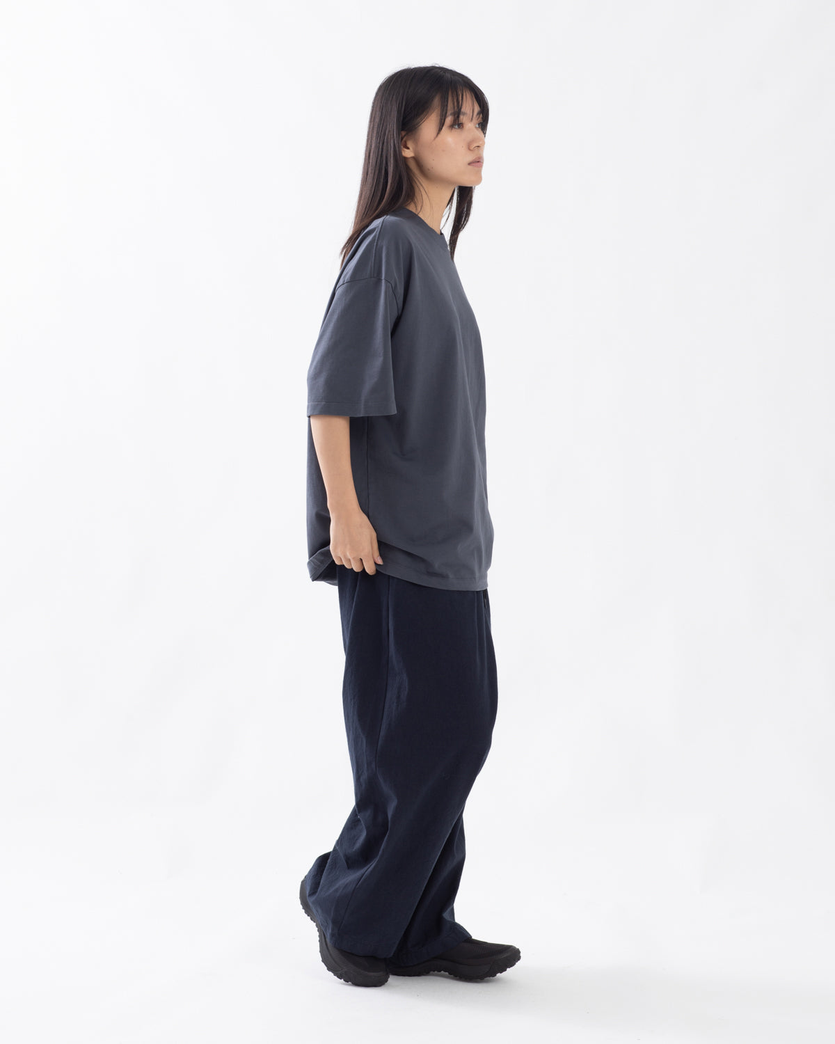COTTON LINEN WIDE PANTS