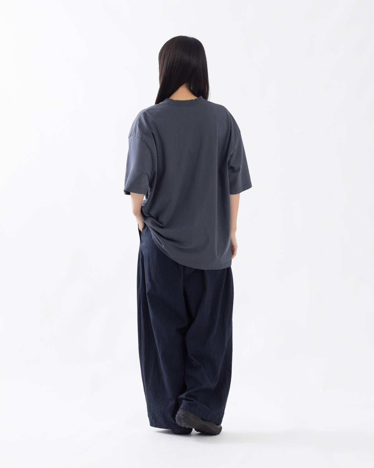 COTTON LINEN WIDE PANTS