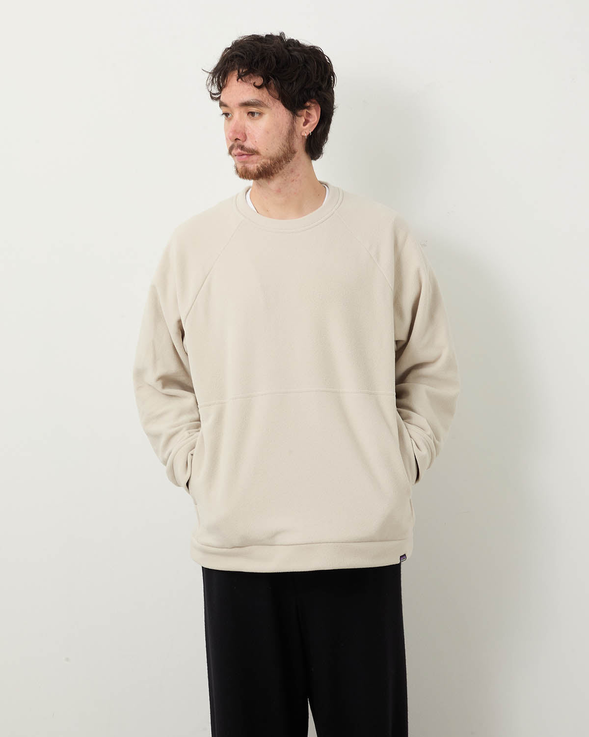 M'S MICRO D CREWNECK