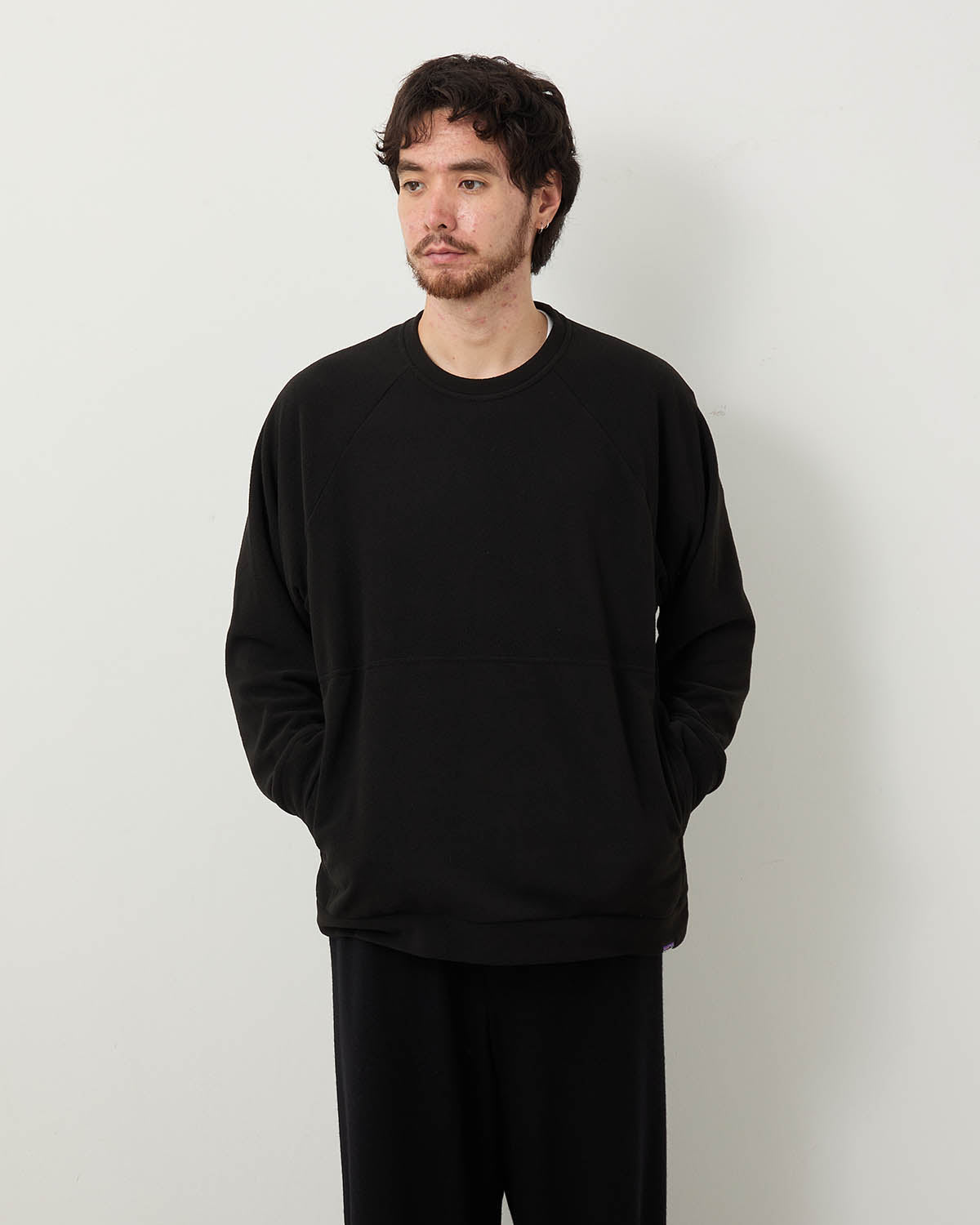 M'S MICRO D CREWNECK