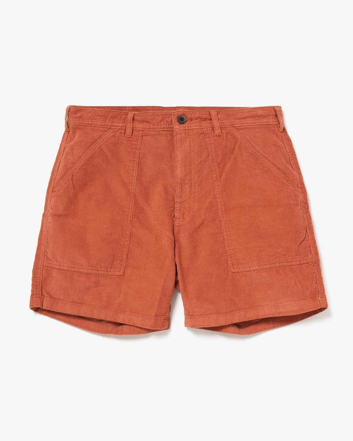 M'S ORGANIC COTTON CORD UTILITY SHORTS - 6 IN.