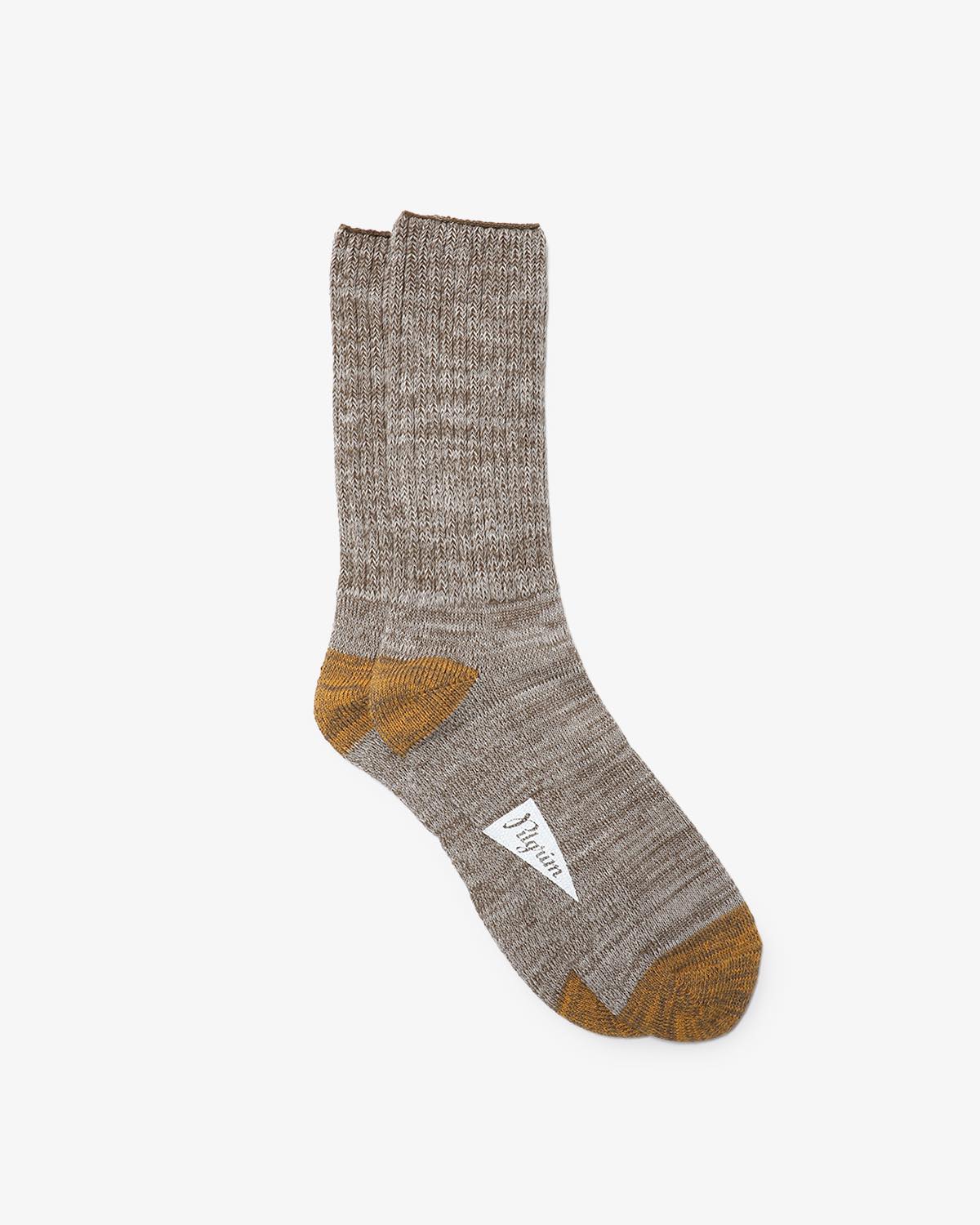 RIBBED CREW SOCKS
