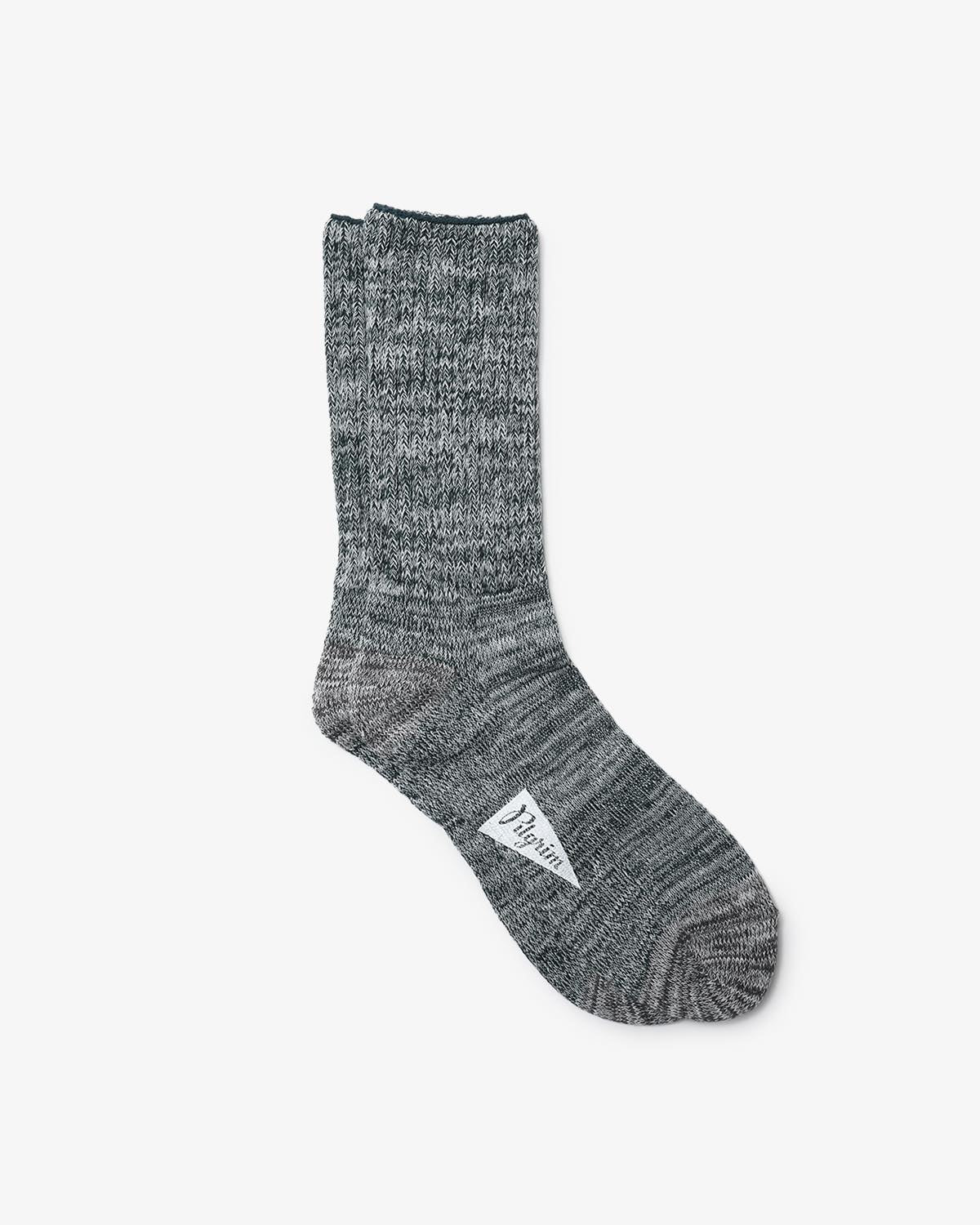 RIBBED CREW SOCKS