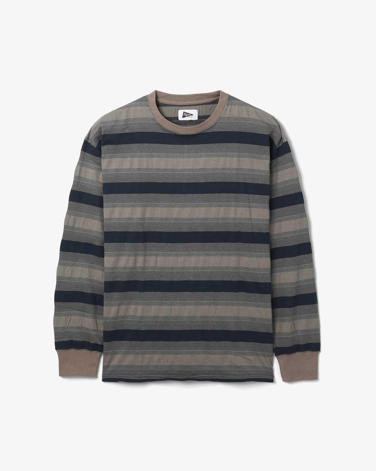 SKIP STRIPE LS TEE