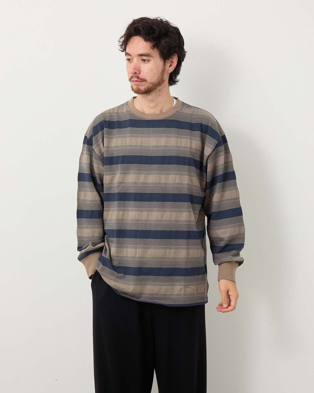 SKIP STRIPE LS TEE