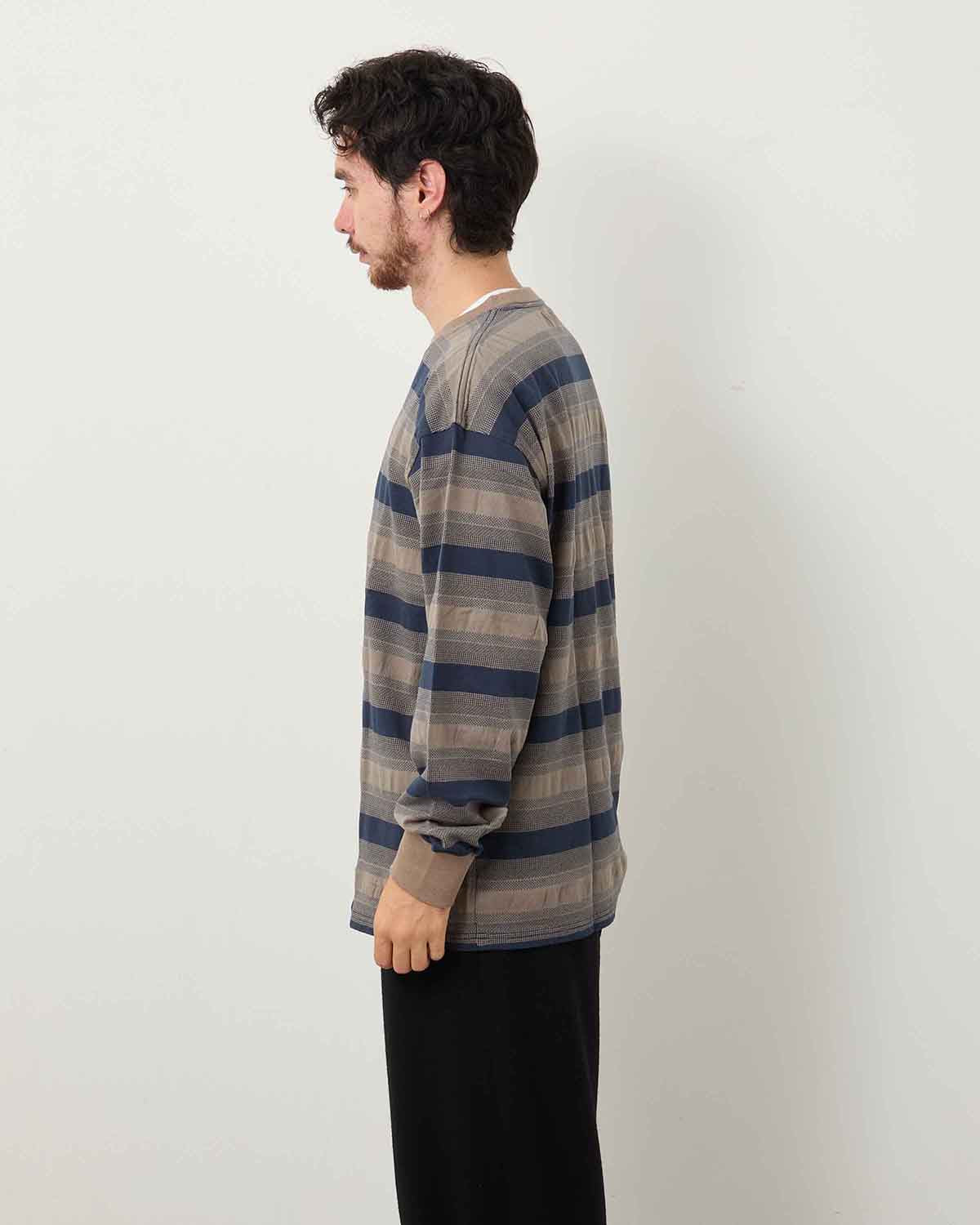 SKIP STRIPE LS TEE
