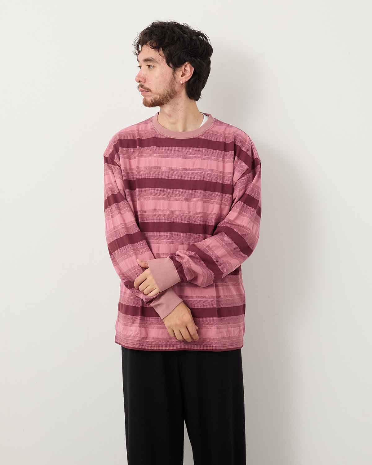 SKIP STRIPE LS TEE