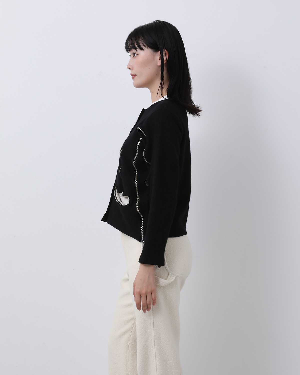 INSIDE ZIP CARDIGAN