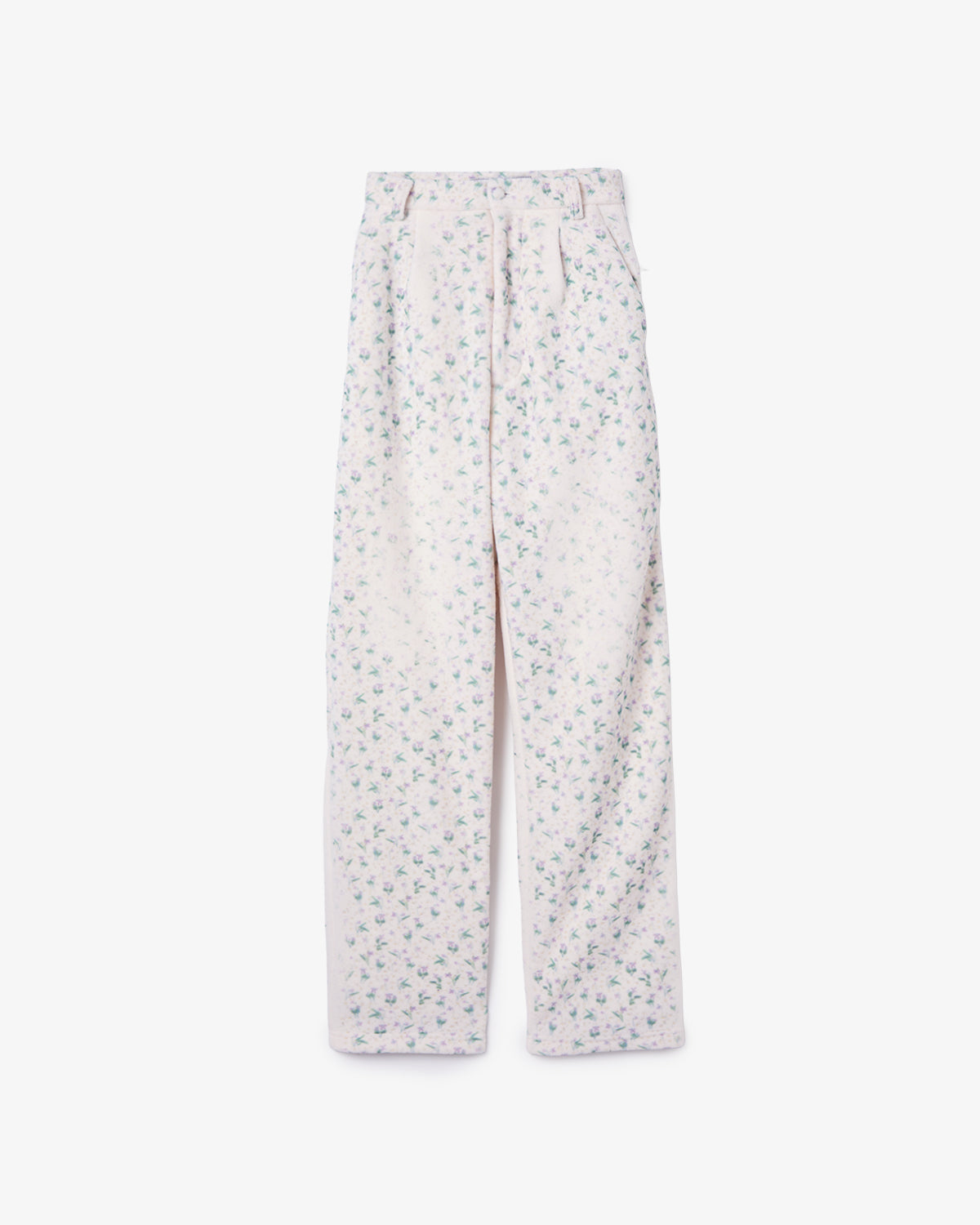 FADING FLOWER FLEECE PANTS