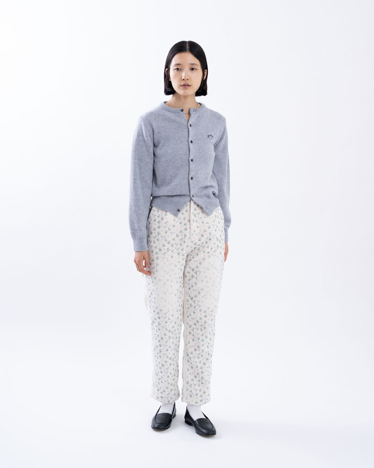 FADING FLOWER FLEECE PANTS