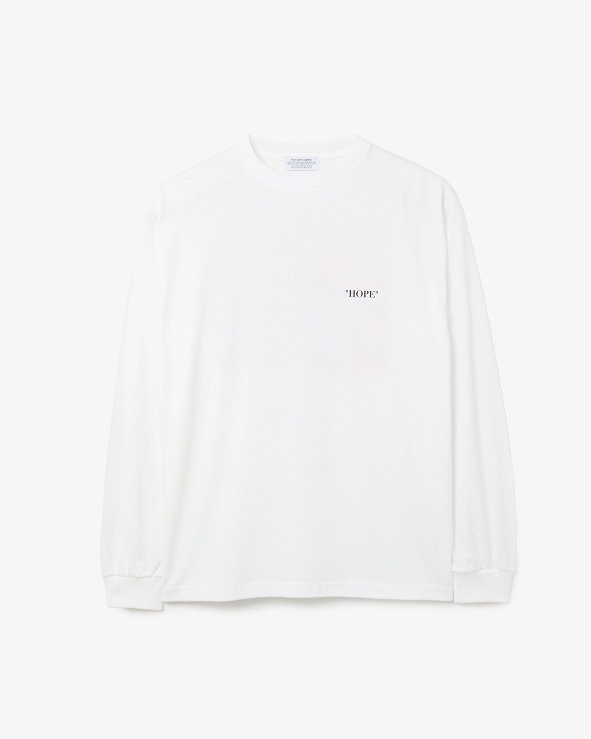"HOPE" INKJET L/S T-SHIRT
