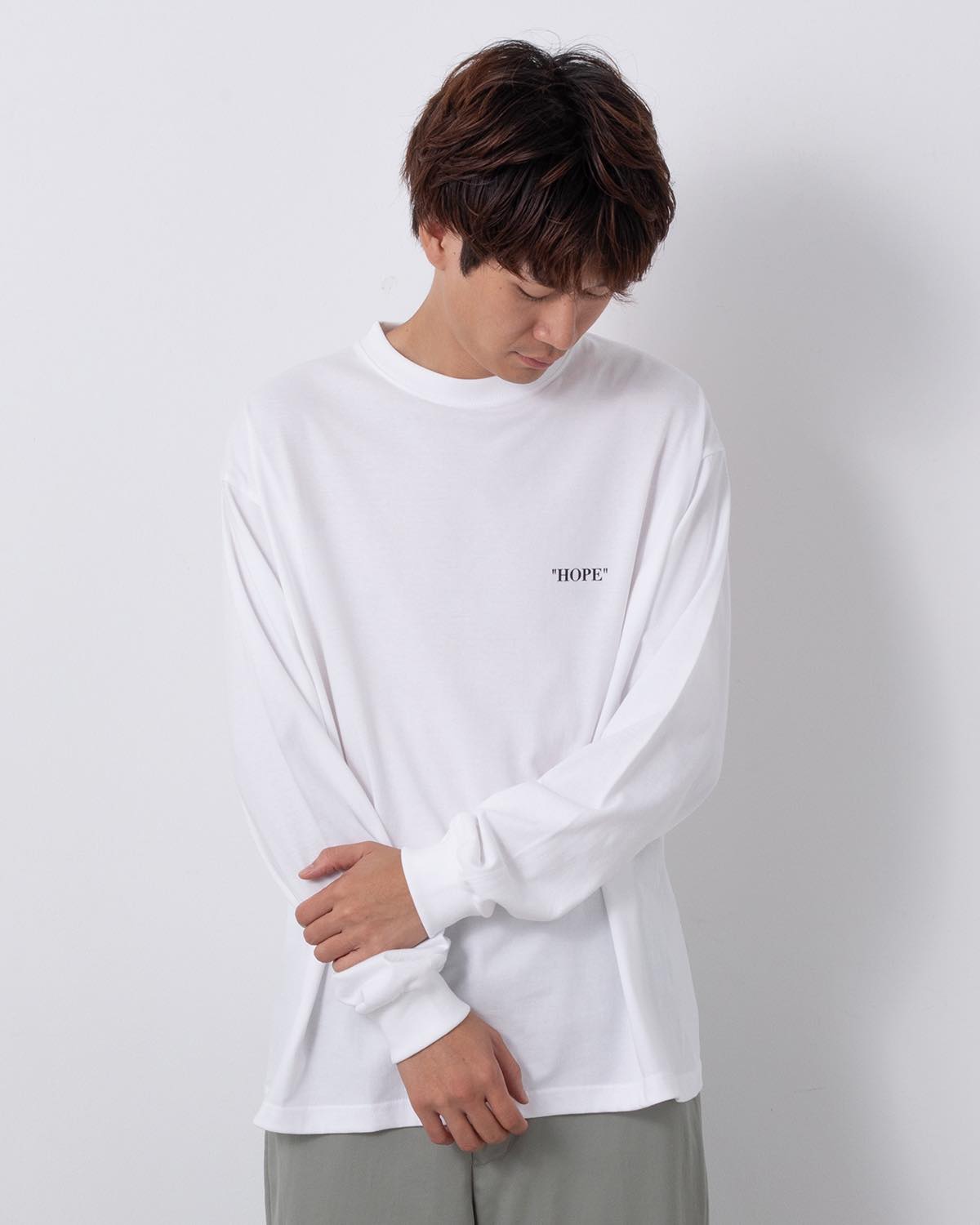 "HOPE" INKJET L/S T-SHIRT