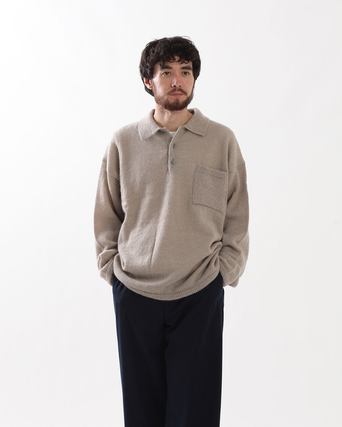 LONGSLEEVE POLO B
