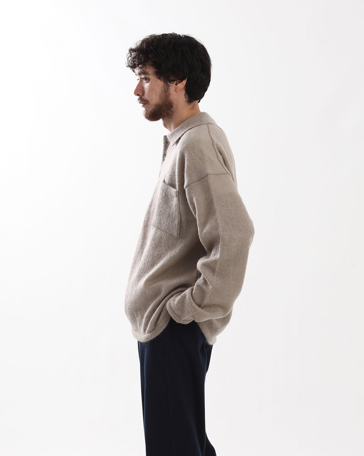 LONGSLEEVE POLO B