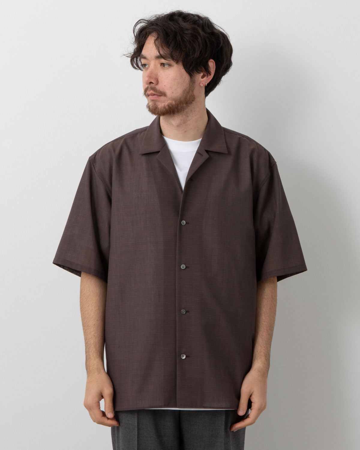 OPEN COLLAR SHIRT C