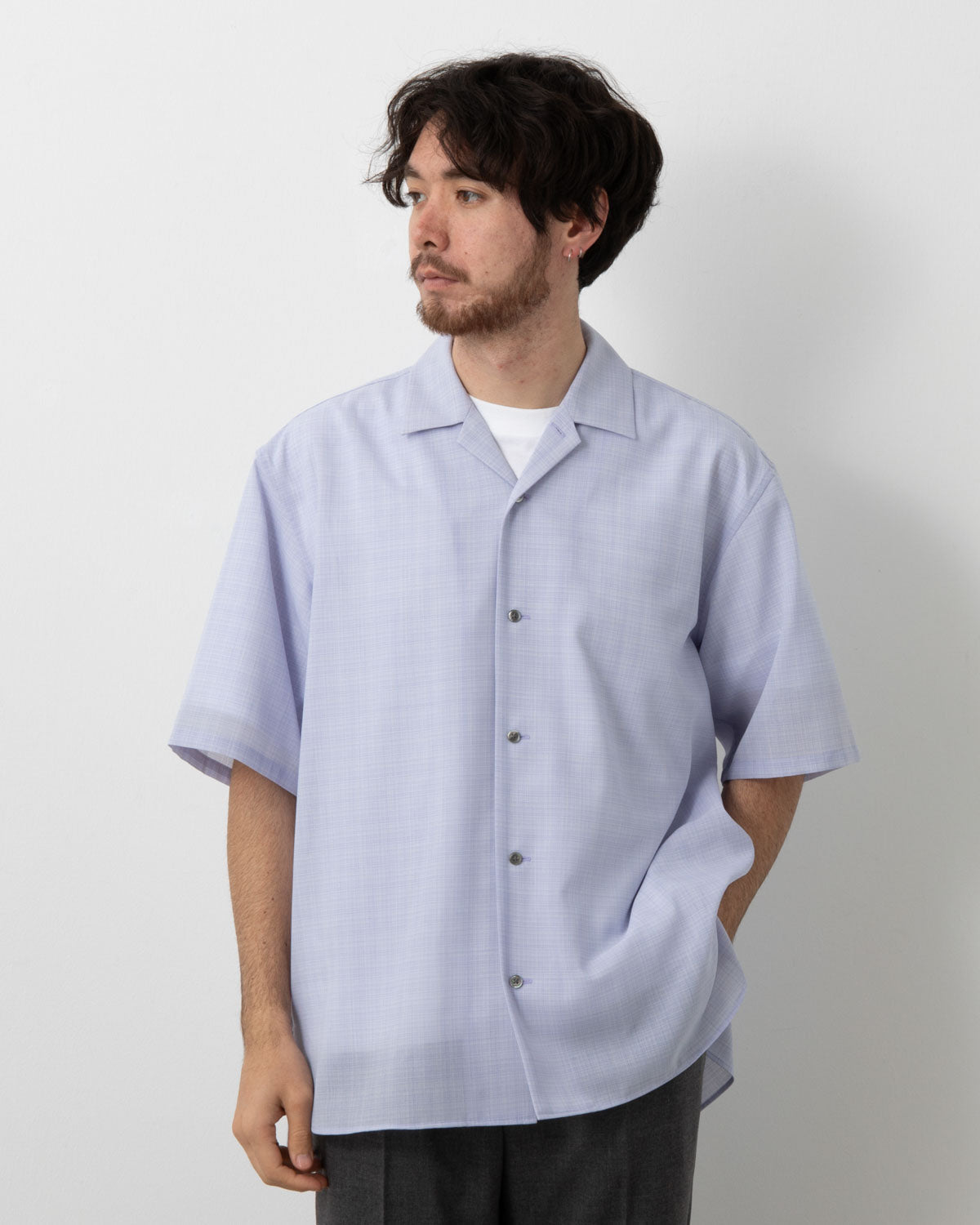 OPEN COLLAR SHIRT C