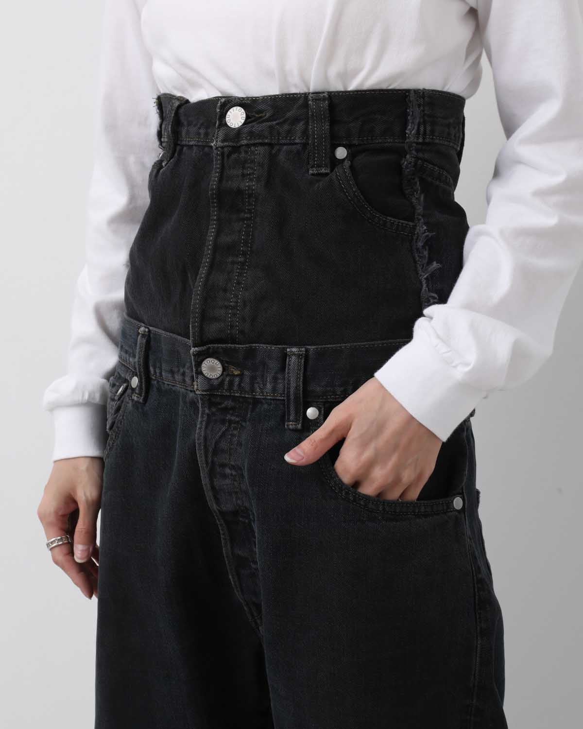 W WAIST DENIM PT GR