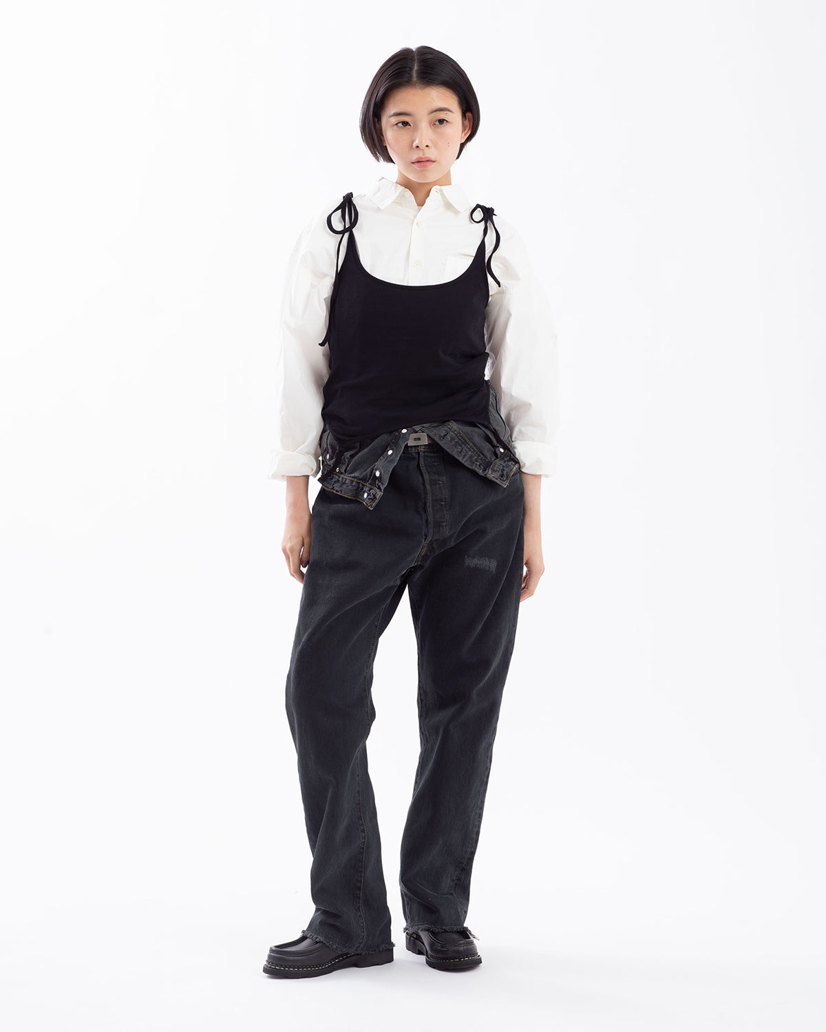 W WAIST DENIM PT GR