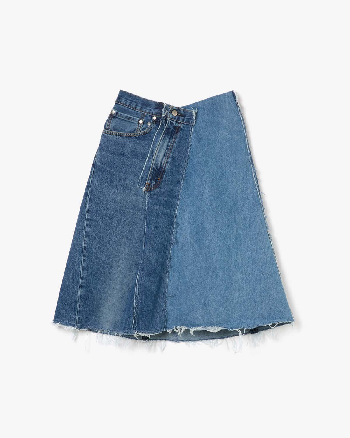 DENIM MIDI SK