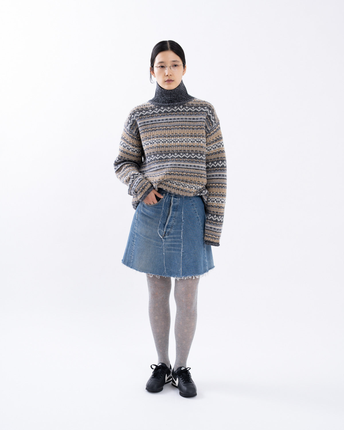 DENIM MINI SK
